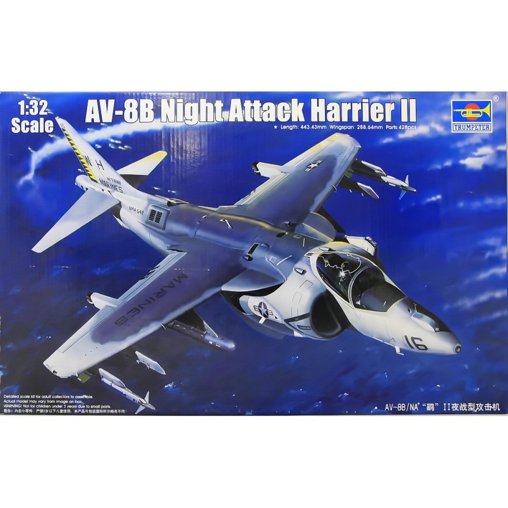 Amazon | トランペッター 1/32 AV-8B ナイトアタック・ハリアー2
