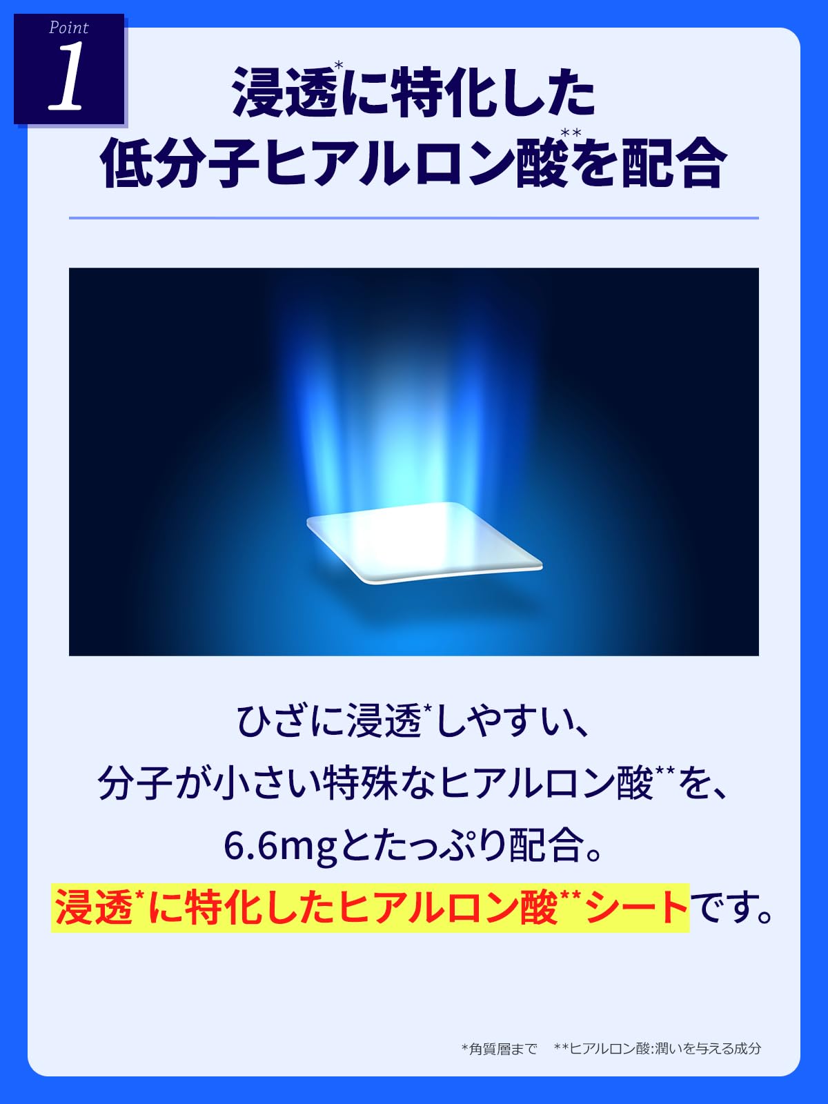 Amazon.co.jp: 【2箱セット】 膝に貼るヒアルロン酸 北の快適工房