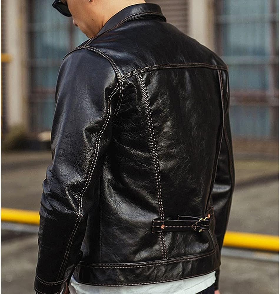 Amazon | [N++A] BOMU馬革メンズ 豪華 1.6mm 北欧産茶芯ホースハイド