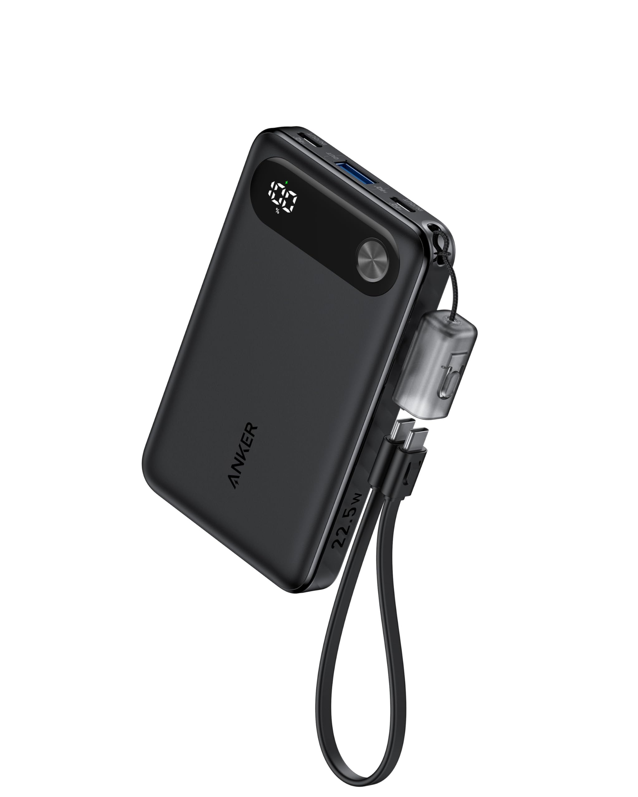 Amazon.co.jp: Anker Power Bank, 10,000mAh, 22.5W, Includes a USB-C