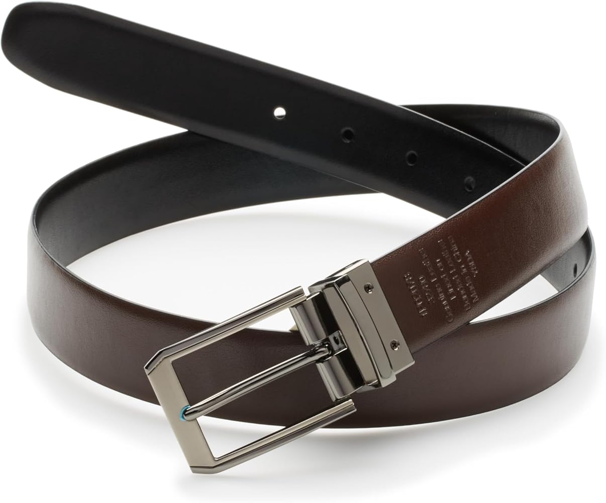 Amazon.com: Perry Ellis Men's Portfolio 2-Tone Reversible Belt