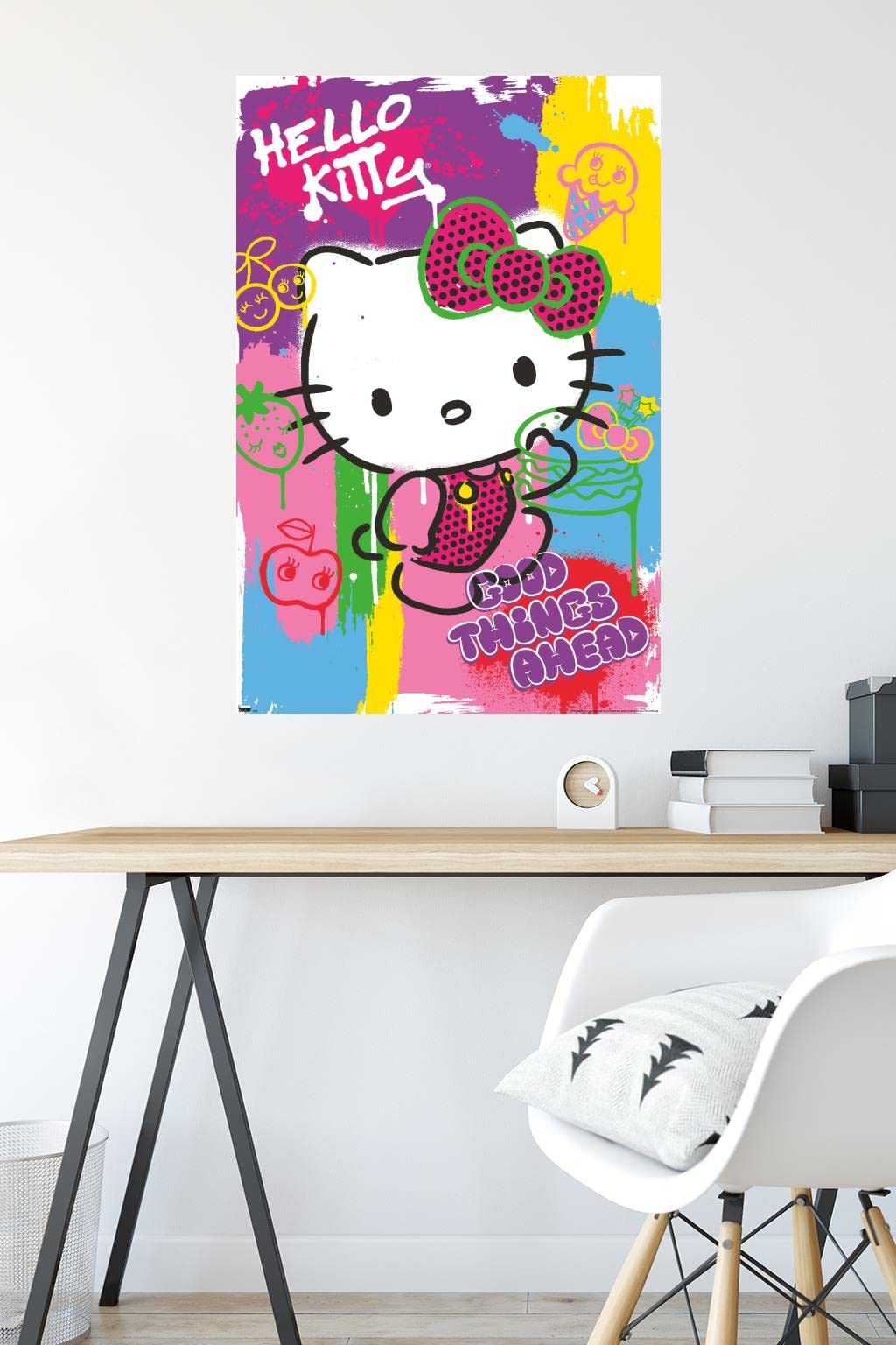 Amazon.com: Hello Kitty: 23 Pop Art Wall Poster, 34L