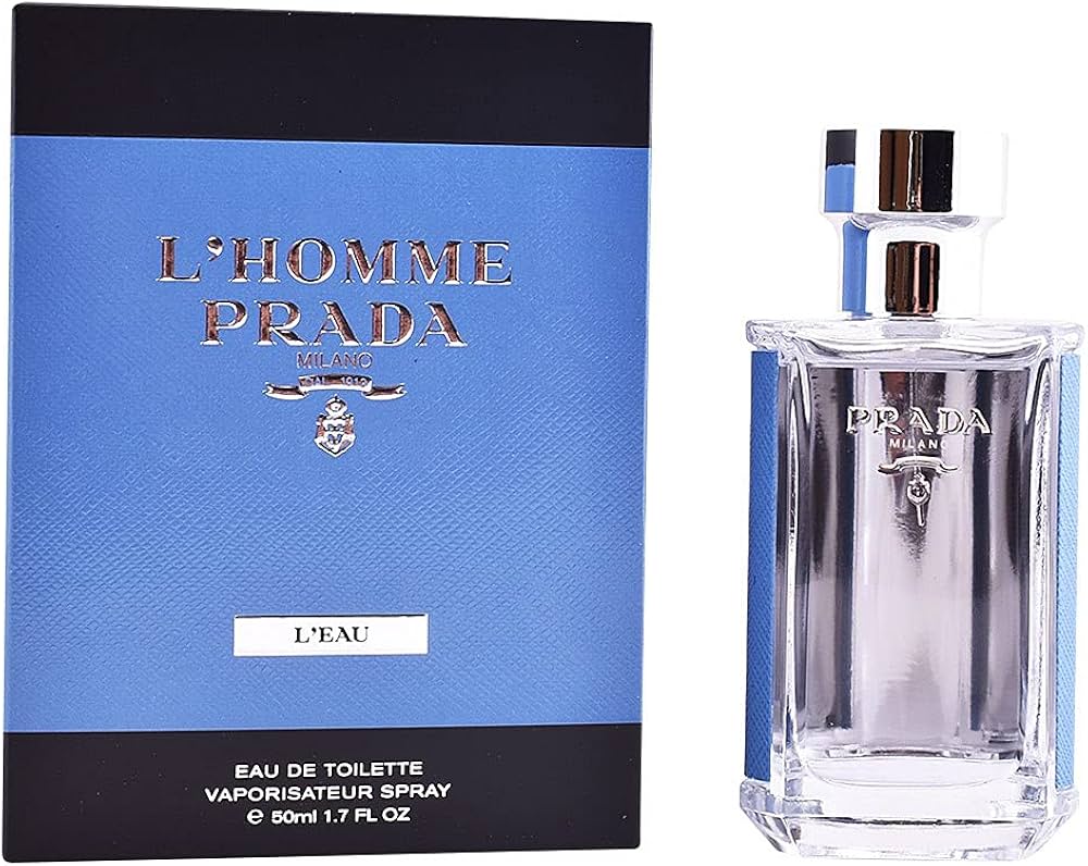 Amazon.com : L'Homme L'Eau by Prada Eau de Toilette Spray 50ml