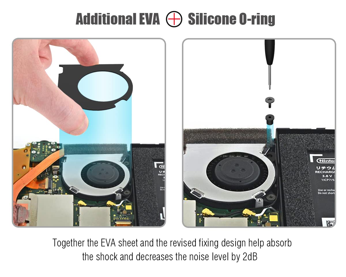 Amazon | ElecGear Switch Lite本体交換用内部冷却ファン