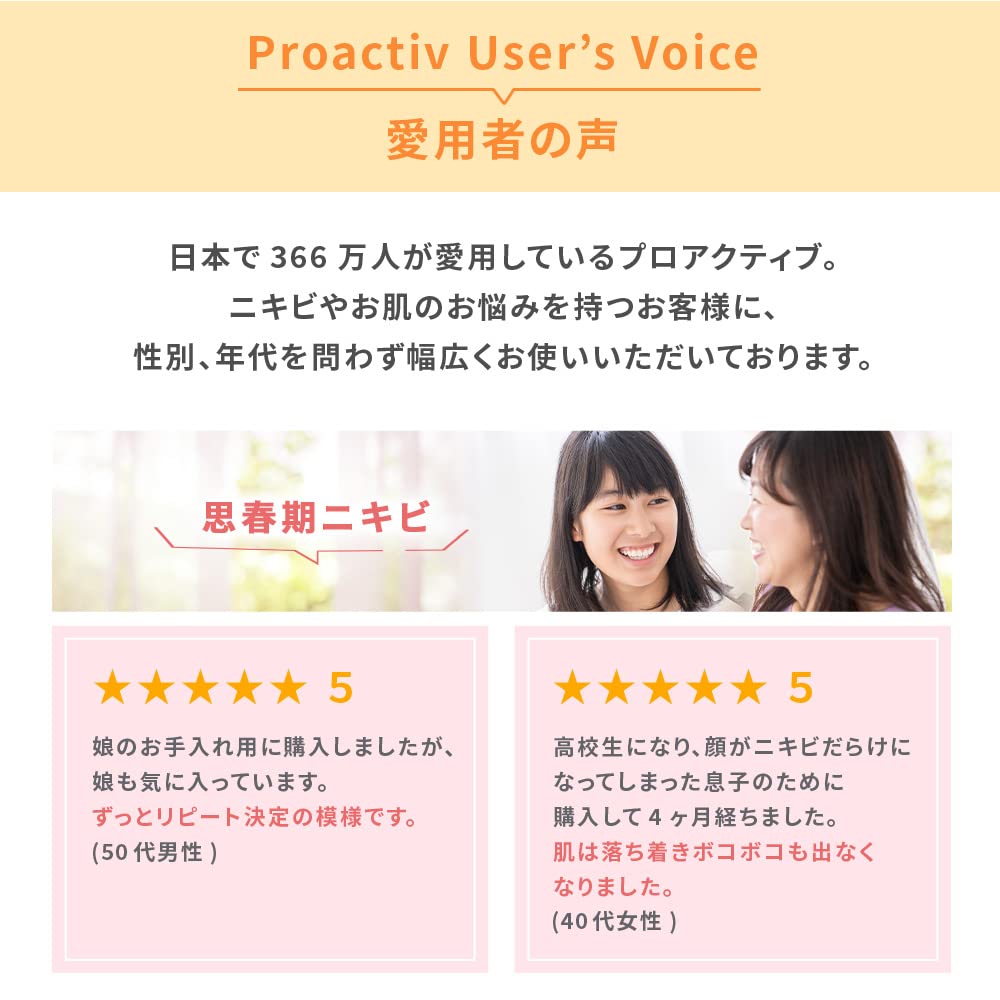 Amazon.co.jp: プロアクティブ+ Proactiv+ 薬用3ステップセット30日
