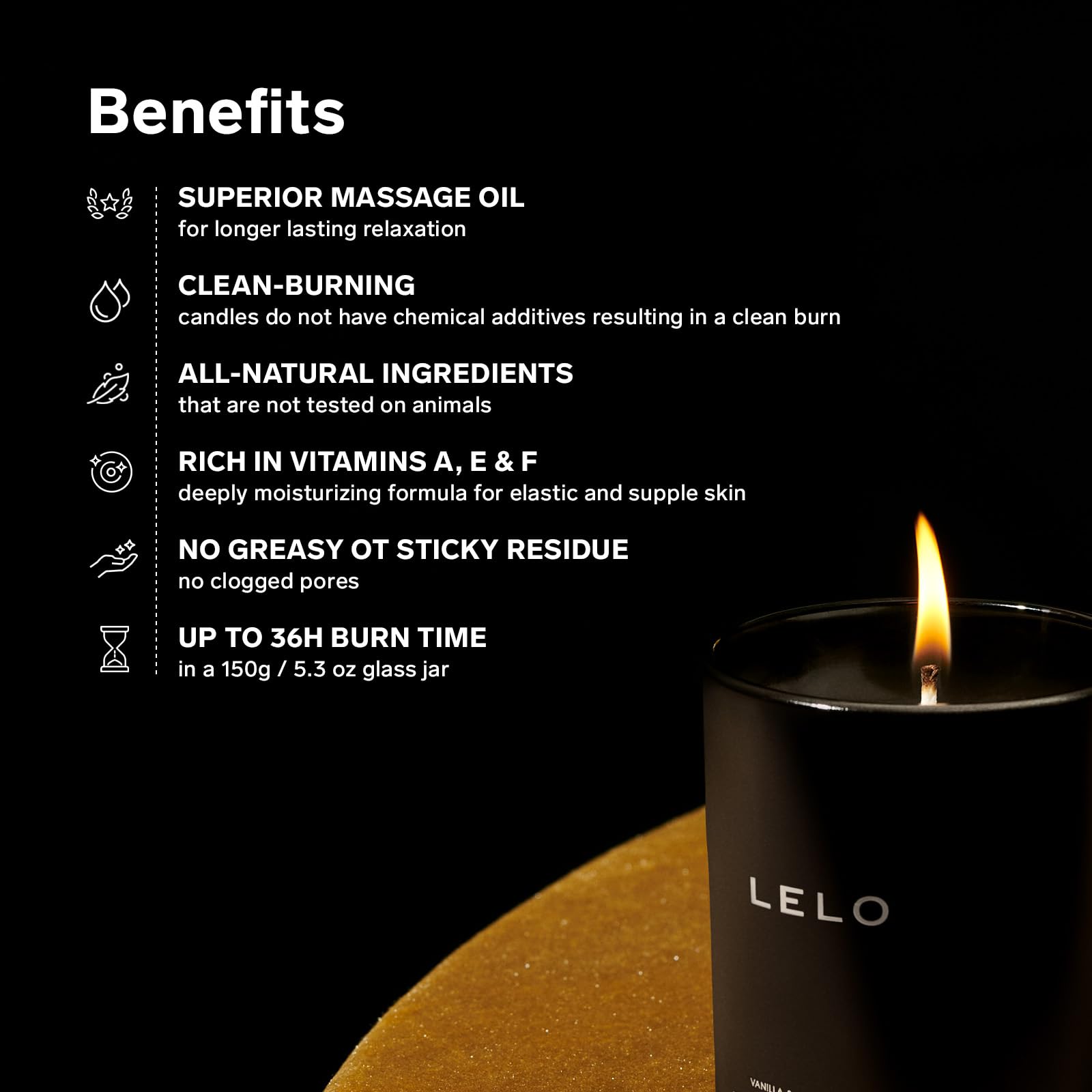 Amazon.co.jp: LELO Flickering Touch Massage Candle 感性的な