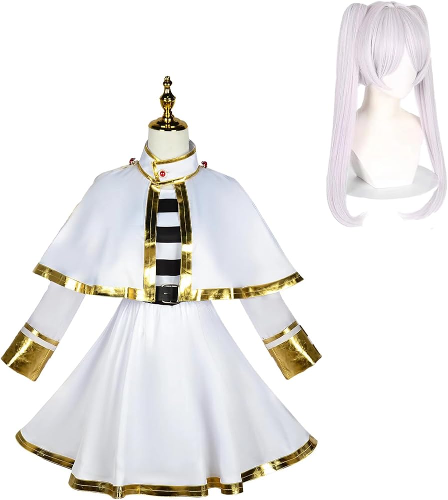 Amazon.co.jp: [Eptison] フリーレン コスプレ ウィッグ付き 葬送の