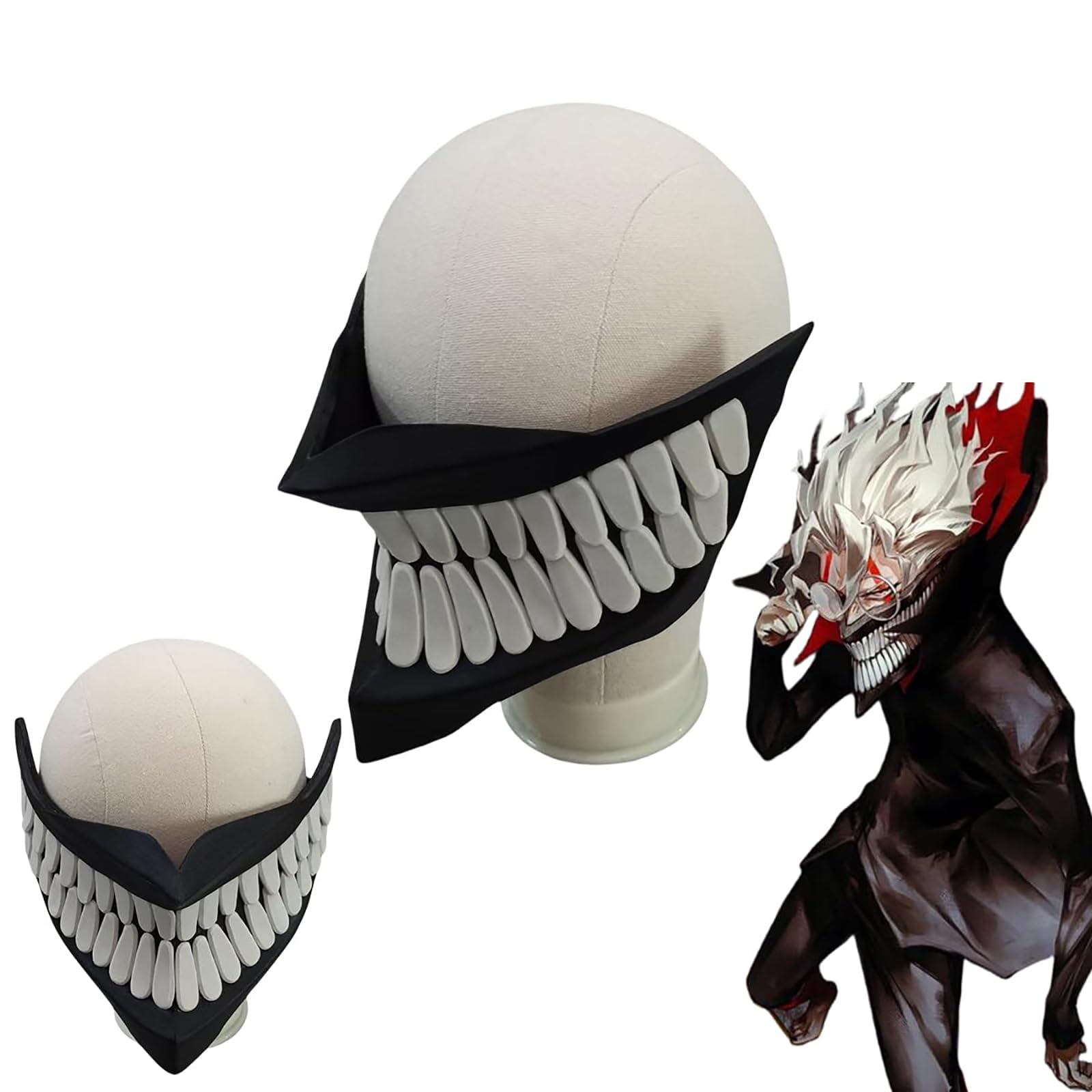 Amazon.co.jp: ダンダダン 高倉健 オカルン マスク コスプレ道具 仮面