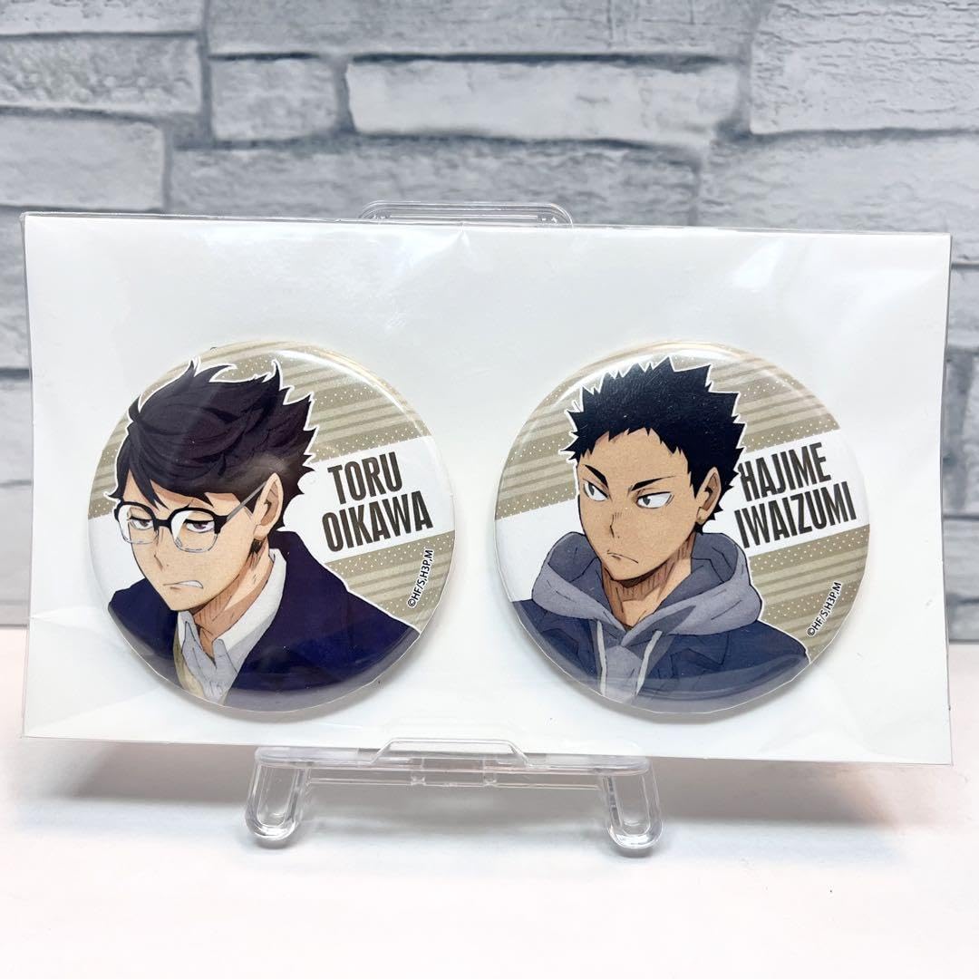 Amazon.co.jp: ハイキュー 及川徹 岩泉一 缶バッジセット 私服 : おもちゃ