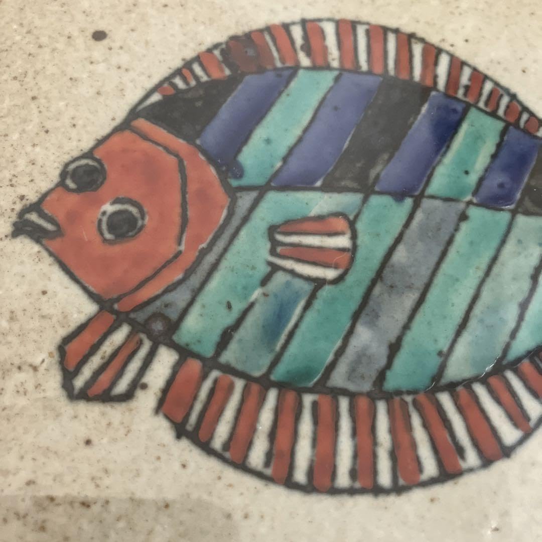 Amazon.co.jp: 壁掛け 陶器 陶板 陶版画 美濃焼 所貞治 : 文房具