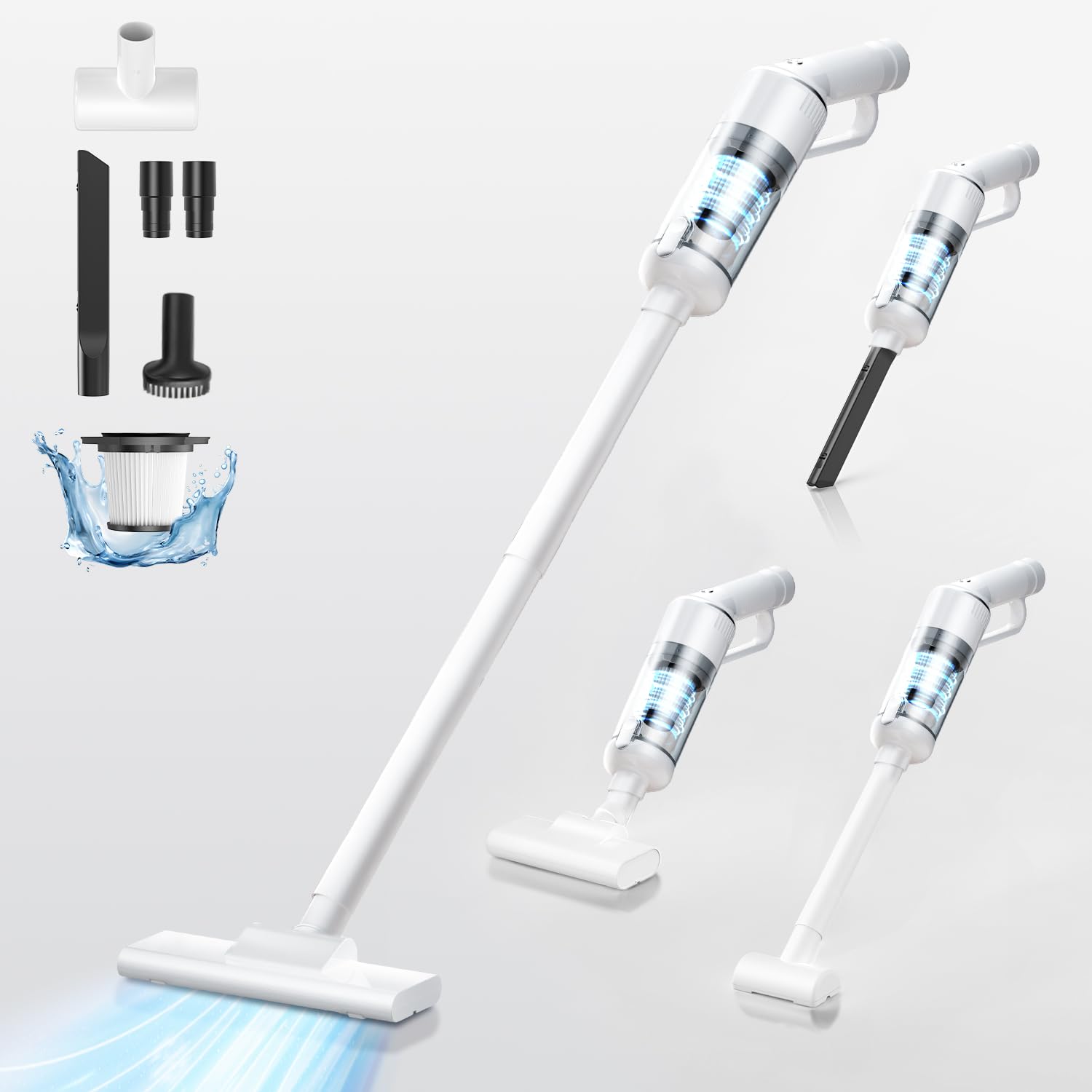 Amazon | 【2026業界初！18000pa超吸引力＆超軽量】掃除機 コードレス