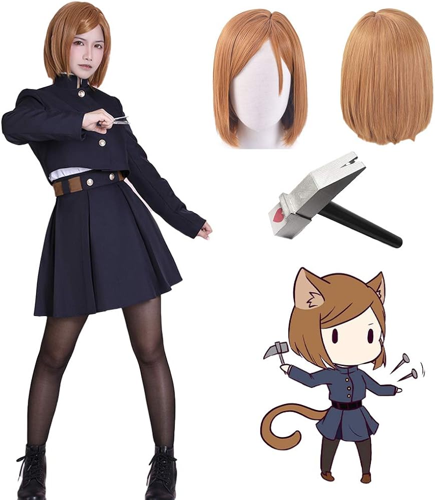 Amazon.co.jp: [N+A] 優品制作 ウィッグ付き 钉崎 野蔷薇（くぎさき の