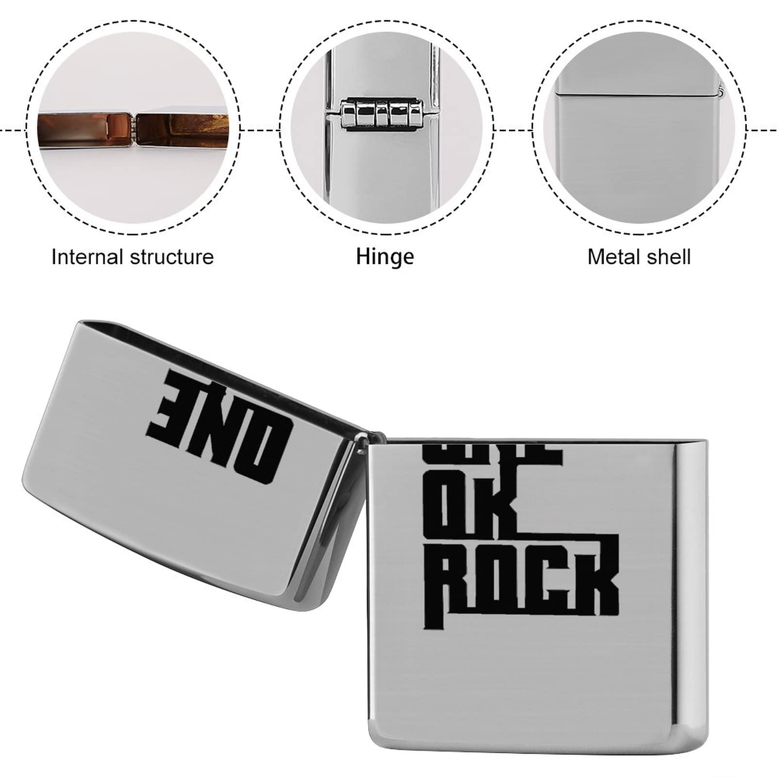 Amazon.co.jp: ジッポライター ワンオクロック ONE OK ROCK ZIPPO兼用