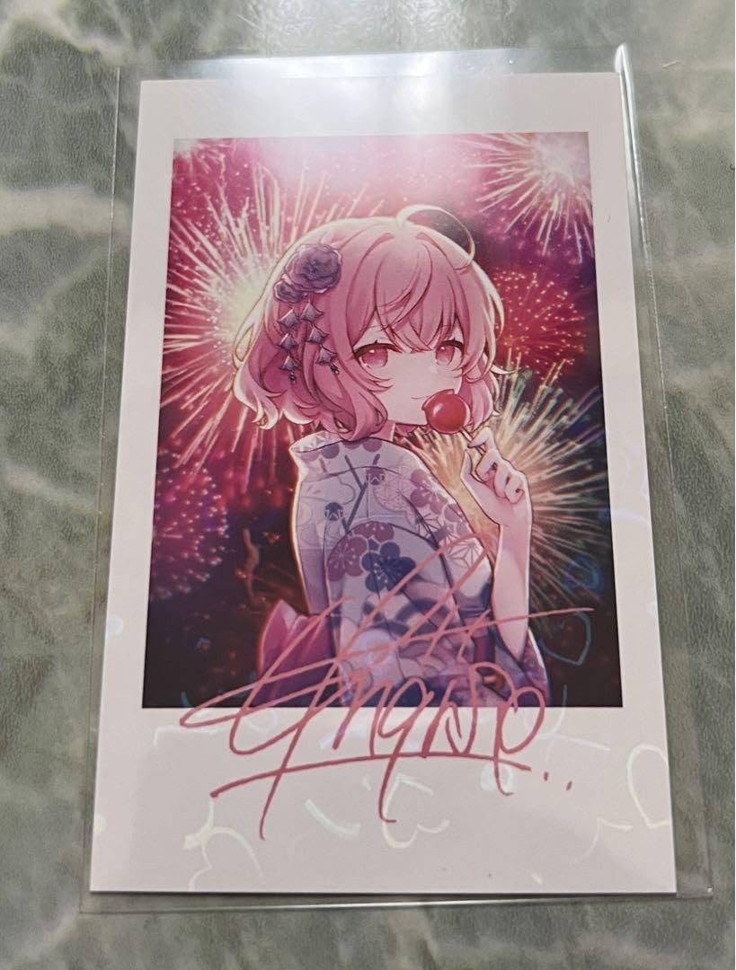 Amazon.co.jp: nqrse なるせ チェキ 花火 ホロ＋デジタルサイン : おもちゃ