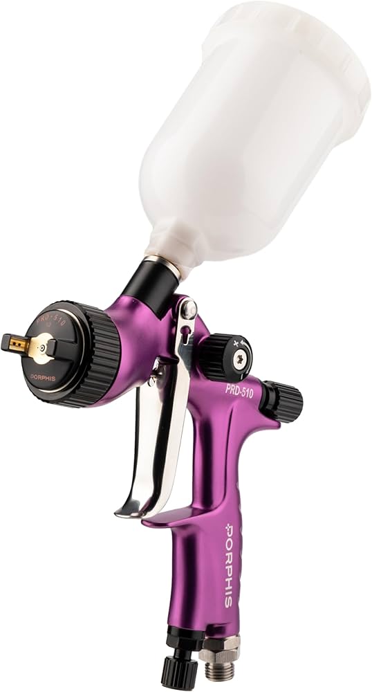 PORPHIS LVLP Automotive Refinishing Spray Paint Gun PRD-510 1.0mm