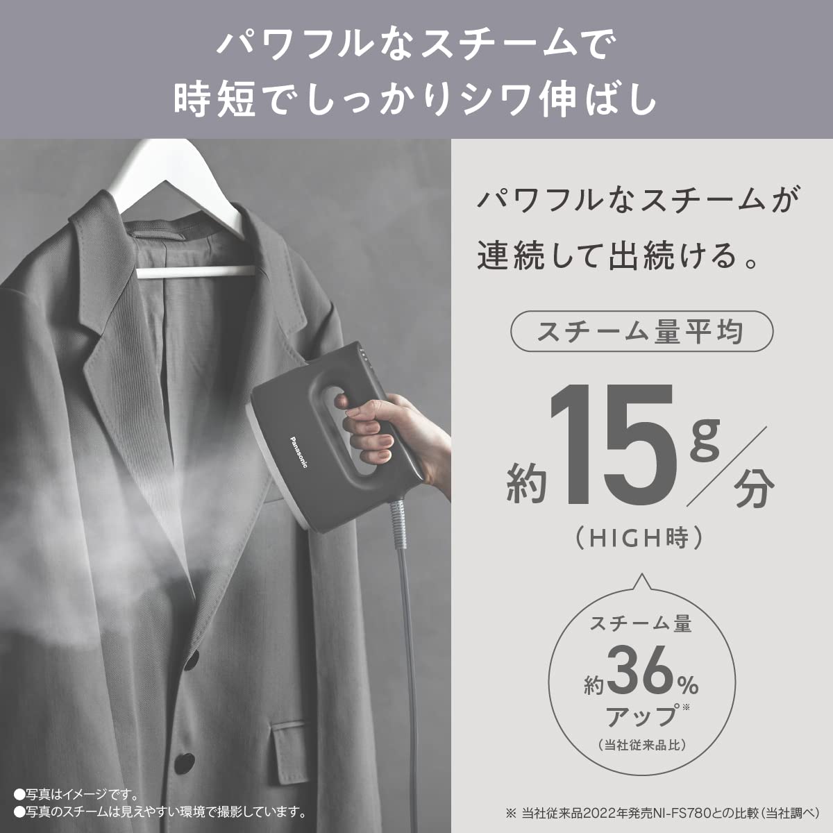 Amazon.com: Panasonic NI-FS790 Clothes Steamer, 360° Powerful