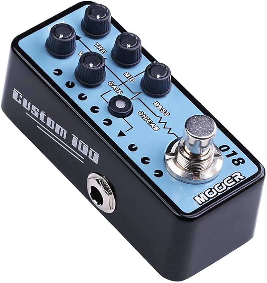 Amazon.com: MOOER Micro Preamp 018 Custom 100 Digital Guitar Amp