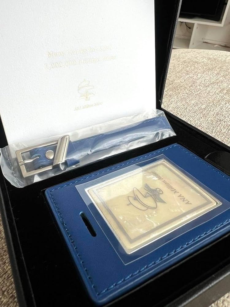 ANA ミリオンマイラータグ 100万マイル専用箱 ANA ミリオンマイラー