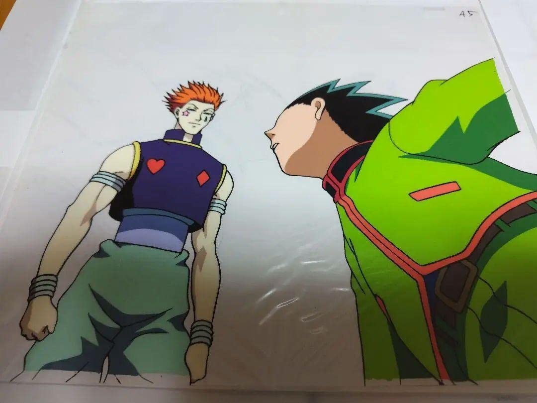 Amazon.co.jp: ハンターハンターHUNTER×HUNTER ヒソカ/ゴン セル画と