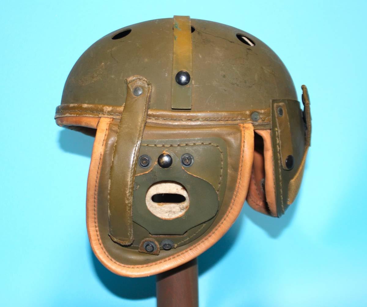 Amazon.co.jp: WWⅡ 米軍 実物 タンカースヘルメット 戦車兵 : おもちゃ