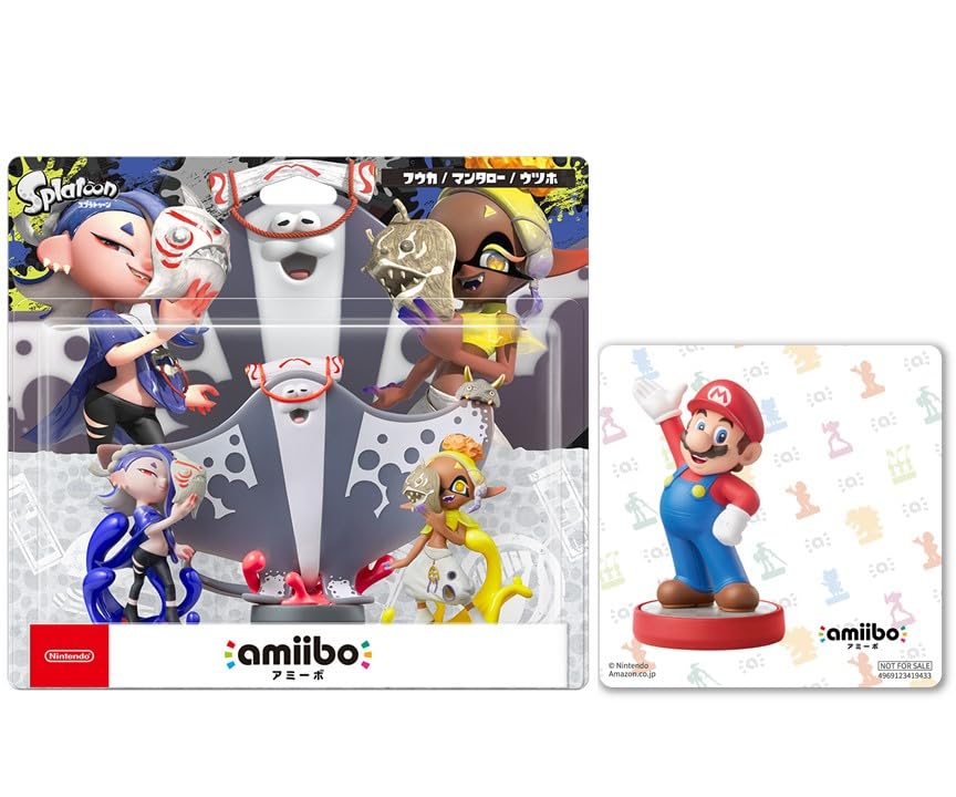 Amazon.co.jp: amiibo すりみ連合セット[フウカ／ウツホ／マンタロー