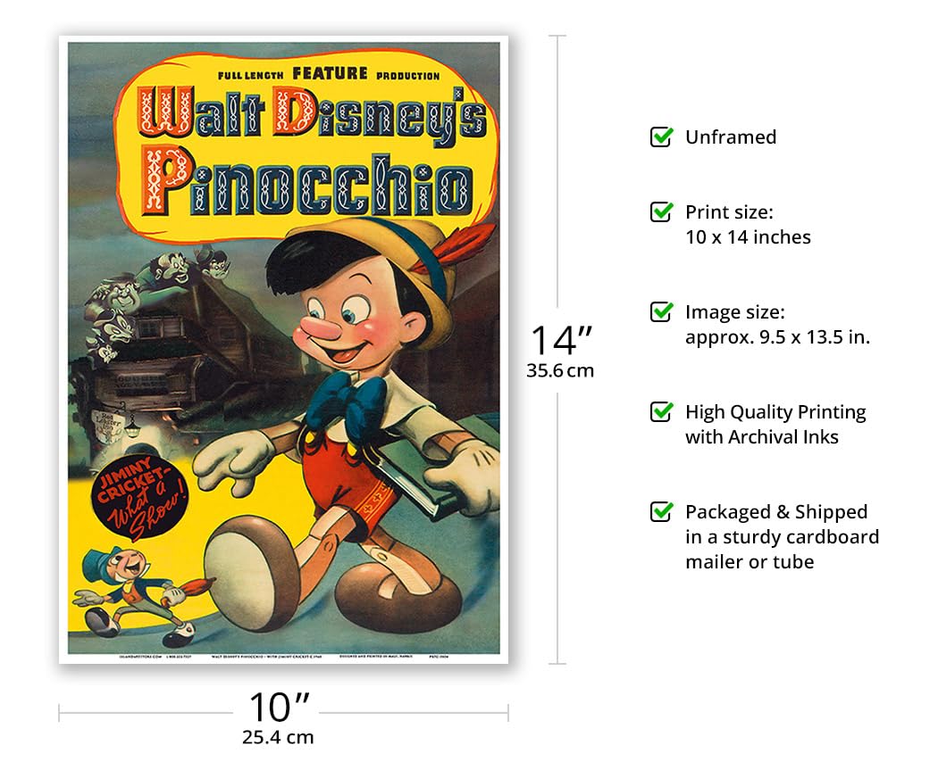 Amazon.co.jp: ウォルトディズニーのピノキオ-ジミニークリケットと