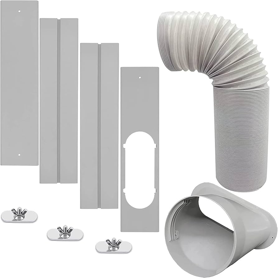 Amazon.com: GOZFLVT Portable AC Window Vent Kit with 5inch Hose