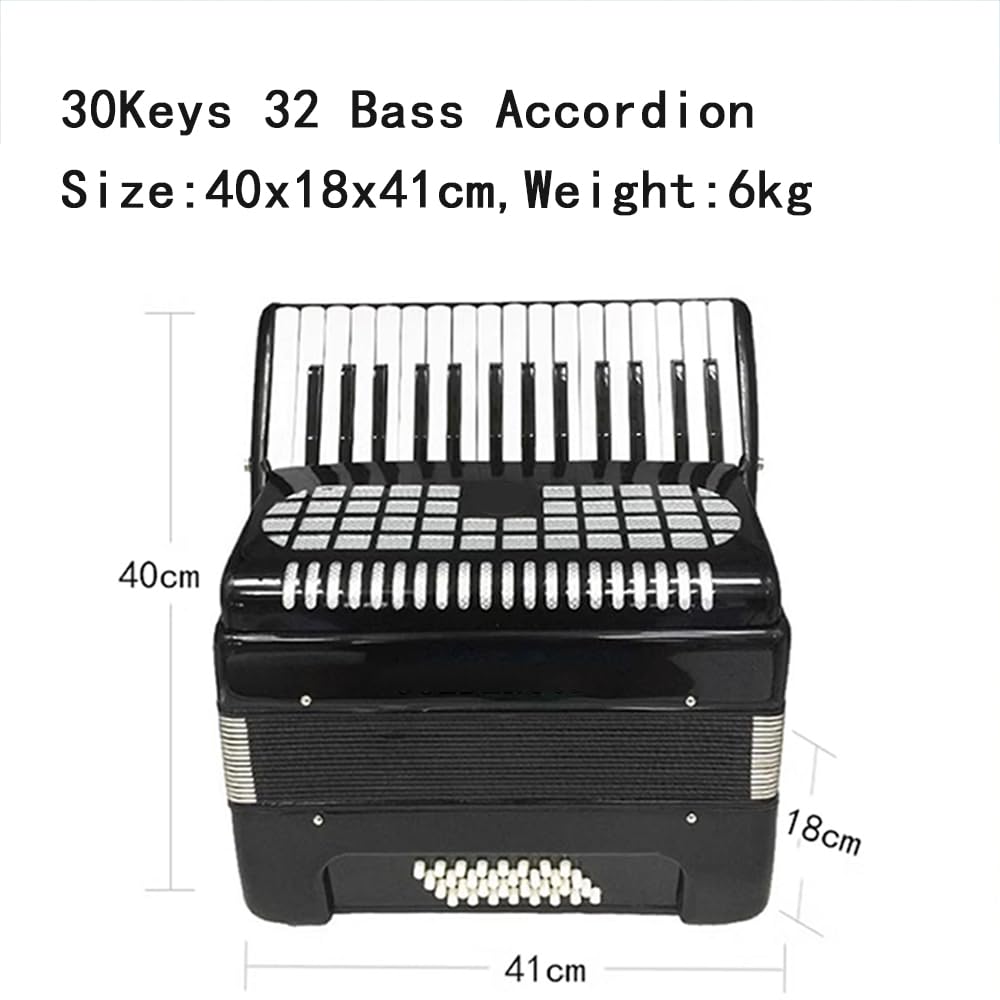 Amazon.co.jp: BailingDS アコーディオン 30キー 32ベース