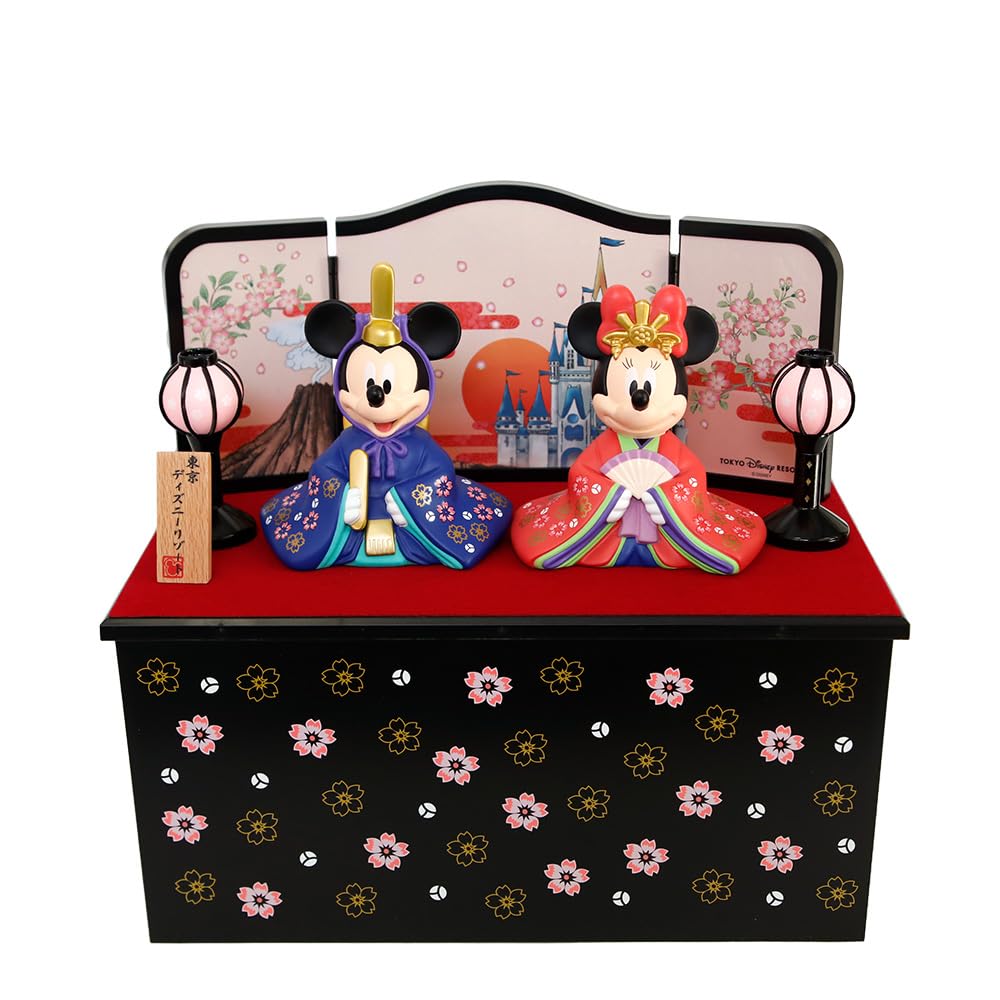Amazon.co.jp: ミッキー＆ミニー ひな人形 台付きひな飾り 2024年最新