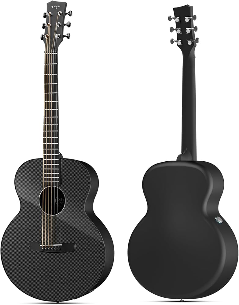 Amazon.com: Enya Acoustic-Electric Guitar X3 Pro Mini Carbon Fiber