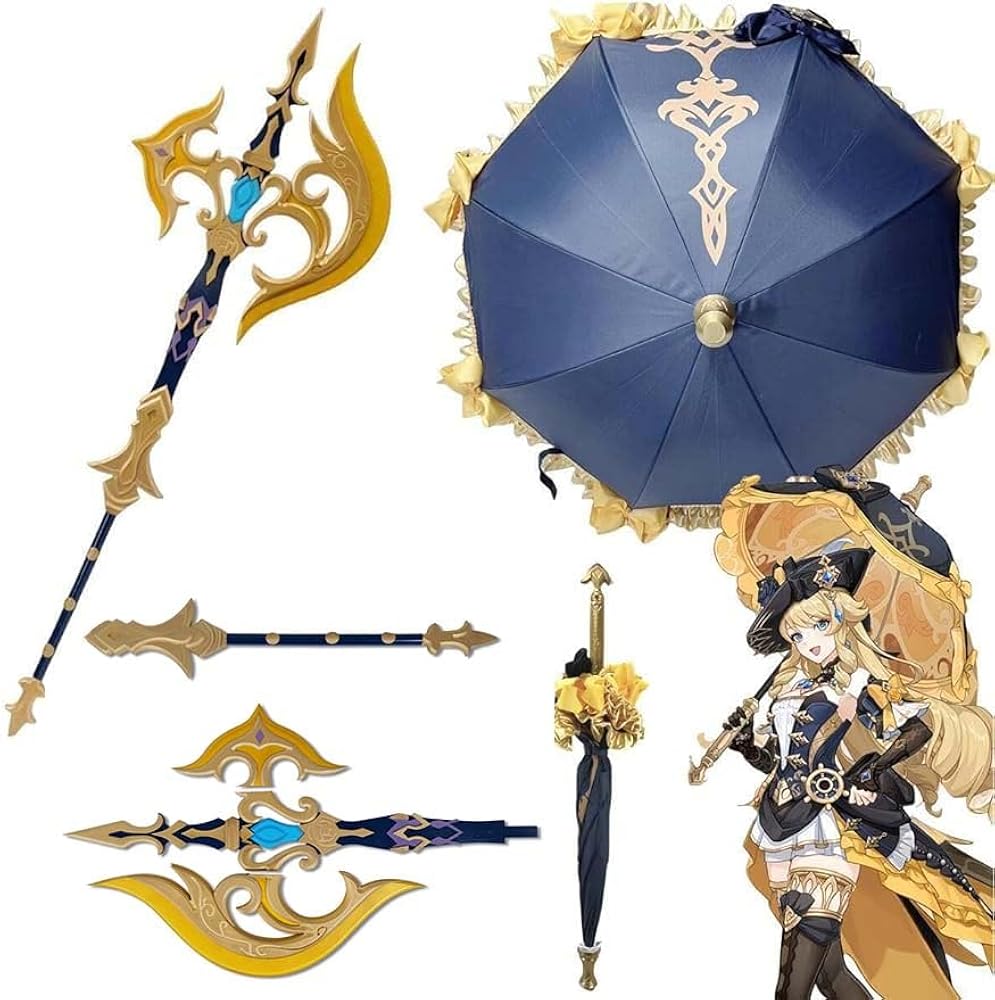 Amazon.co.jp: 原神 ナヴィア コスプレ道具 傘 武器 裁断 ナヴィアの