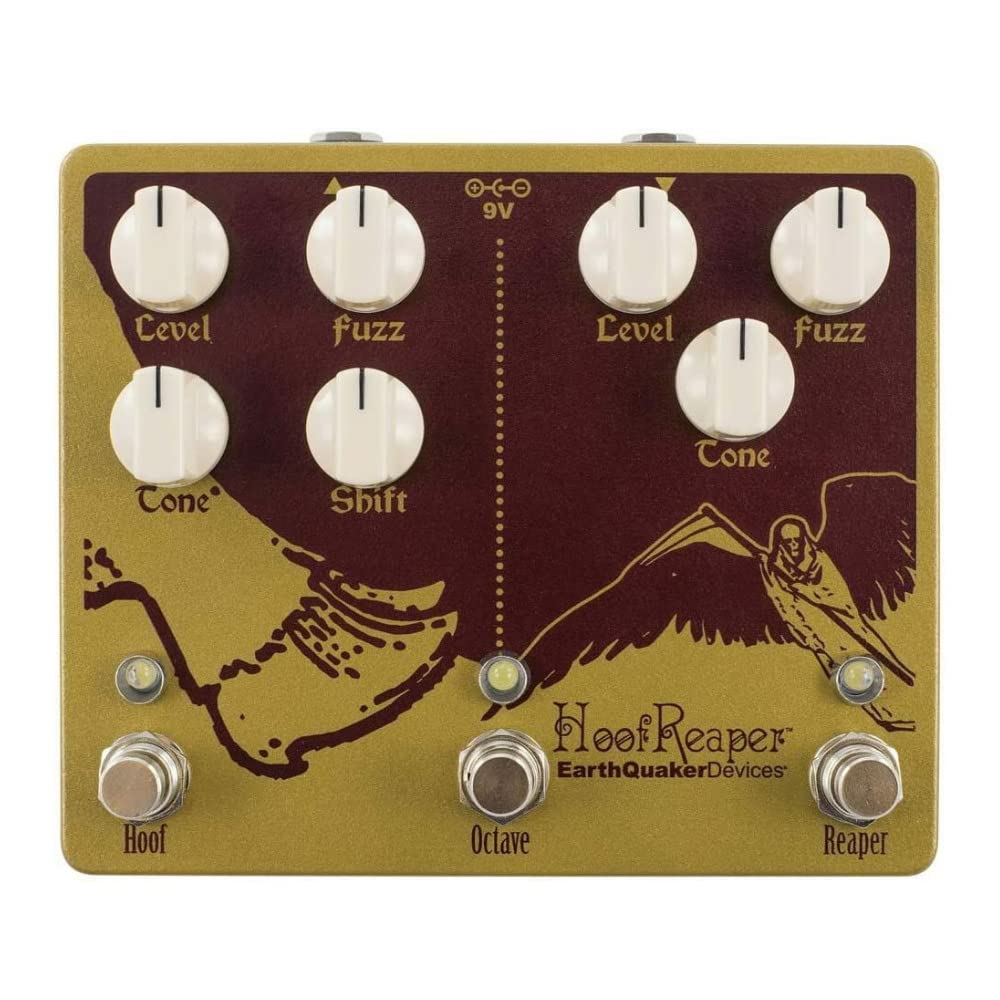Amazon | EarthQuaker Devices Hoof Reaper V2 Double Fuzz Guitar
