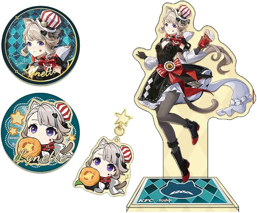 Amazon.co.jp: 原神 キーホルダー アクリルスタンド バッジ 色紙 リネ