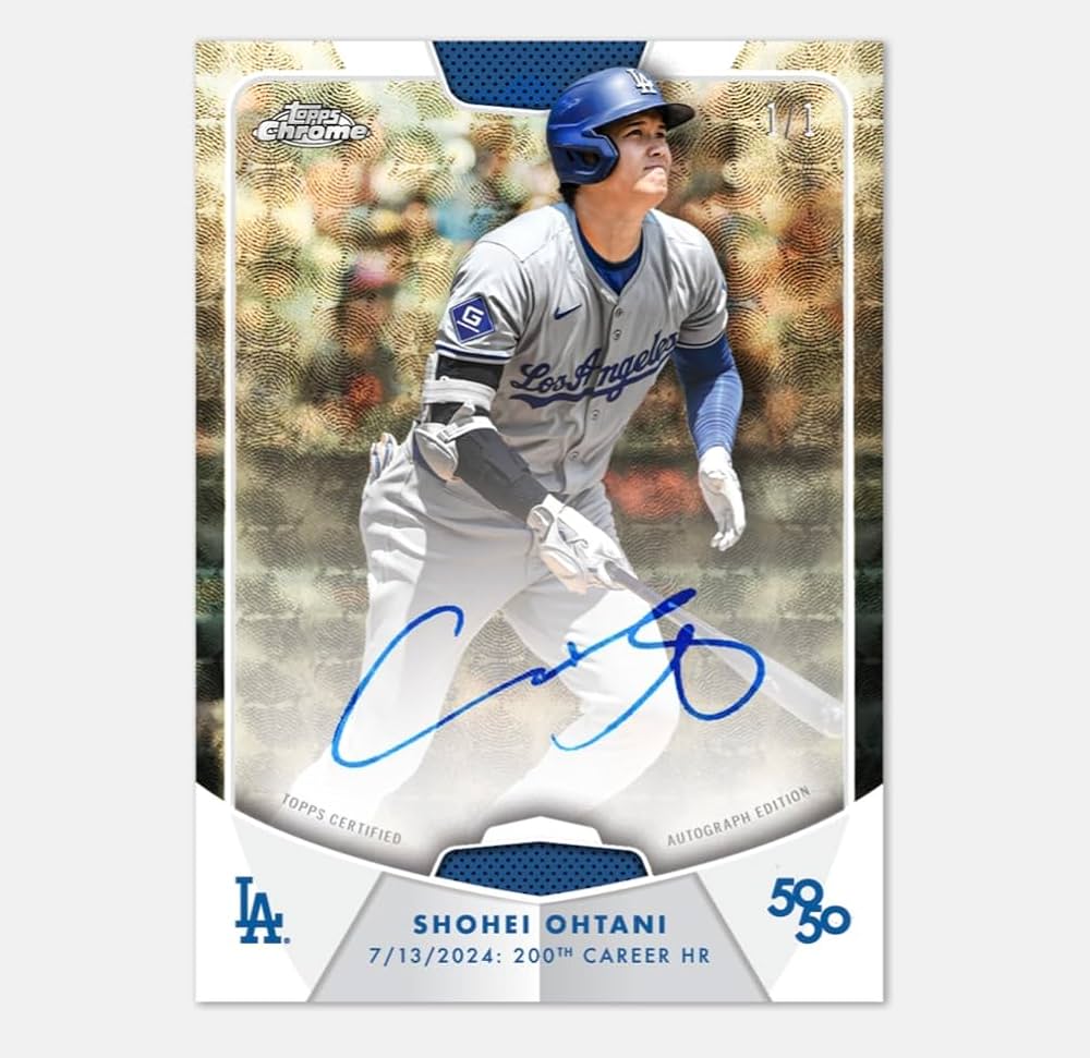 Amazon.co.jp: 2024 Topps 50/50 大谷翔平 10パック入りボックス (2024