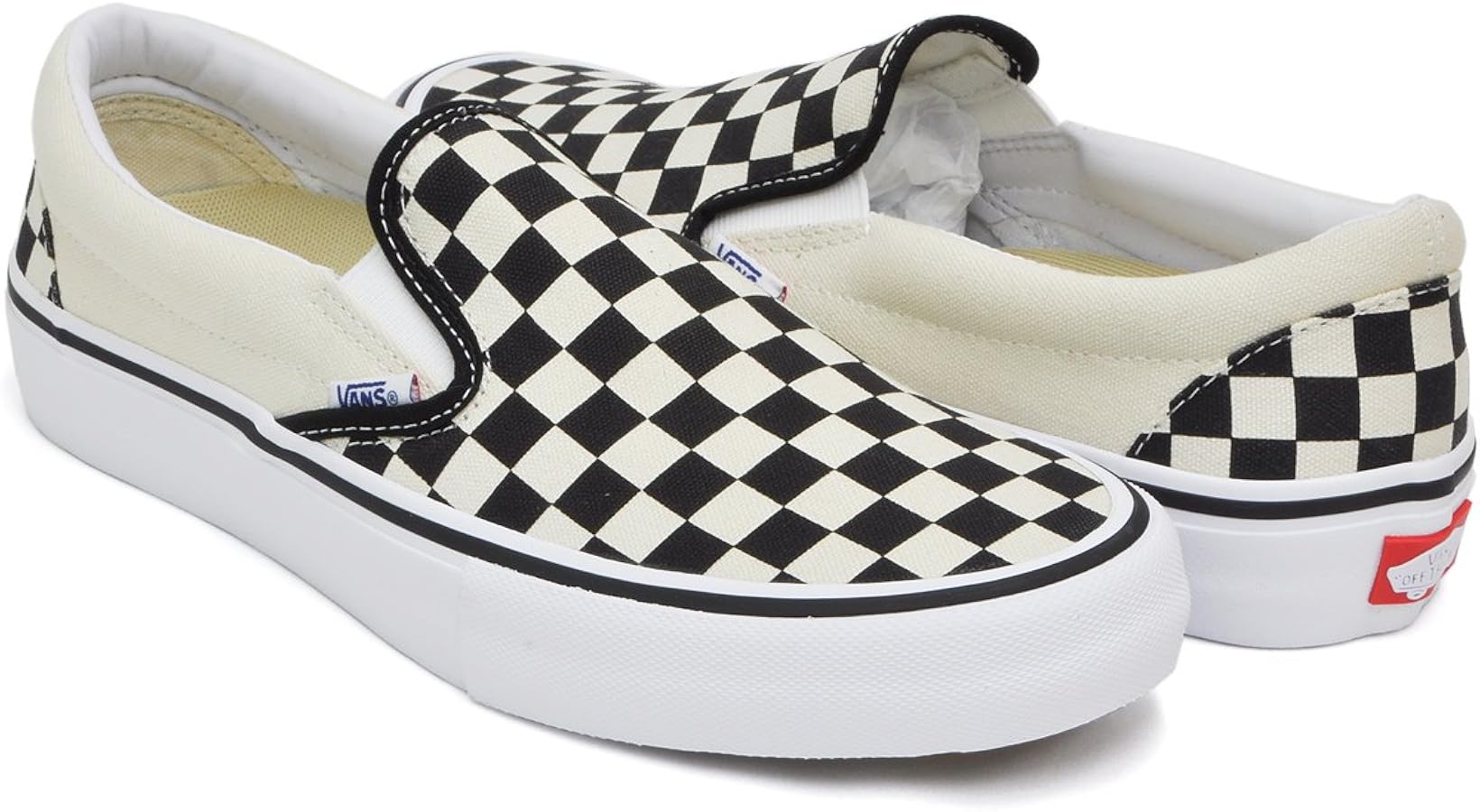 Amazon | [バンズ] SLIP-ON PRO (CHECKERBOARD) BLACK/WHITE