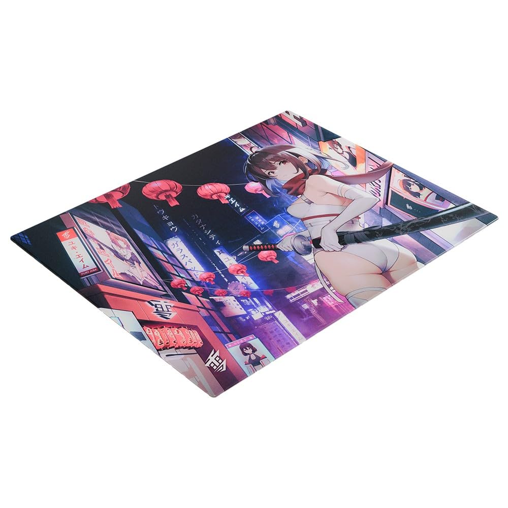 Amazon.co.jp: Yuki Aim Glass Mousepad Katana Large ガラスマウス