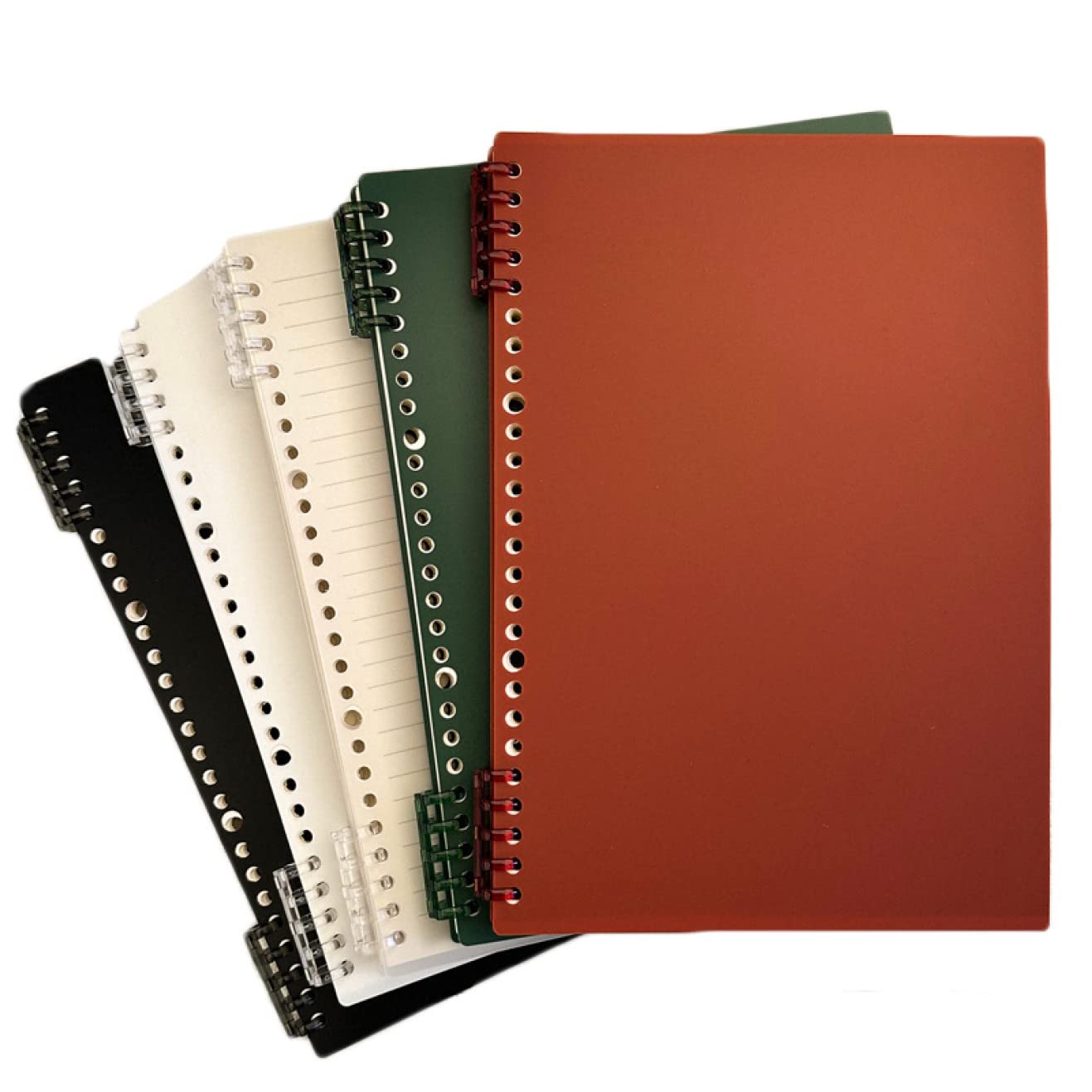 Amazon | QQZSG ノート モダン ソフトリングノート 120ページ 60枚 横