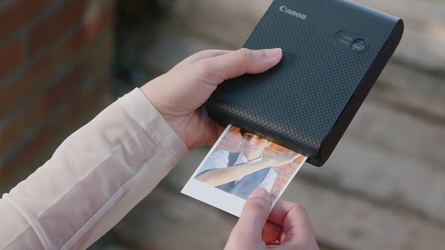 Canon SELPHY Square QX10 Compact Portable Photo Printer, Instant