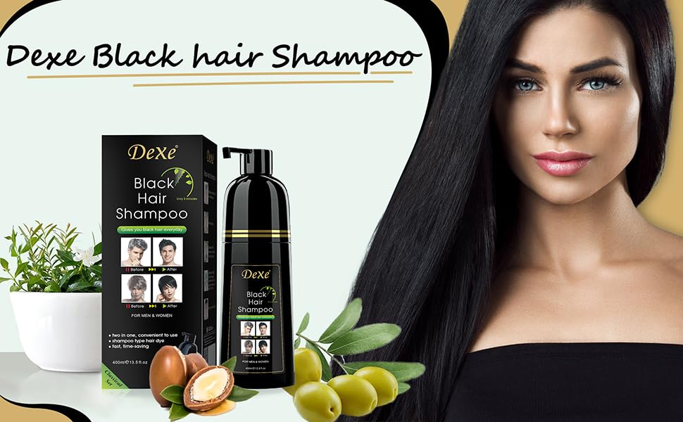 Amazon.com : Vedora Instant Black Hair Shampoo 400ml - Semi