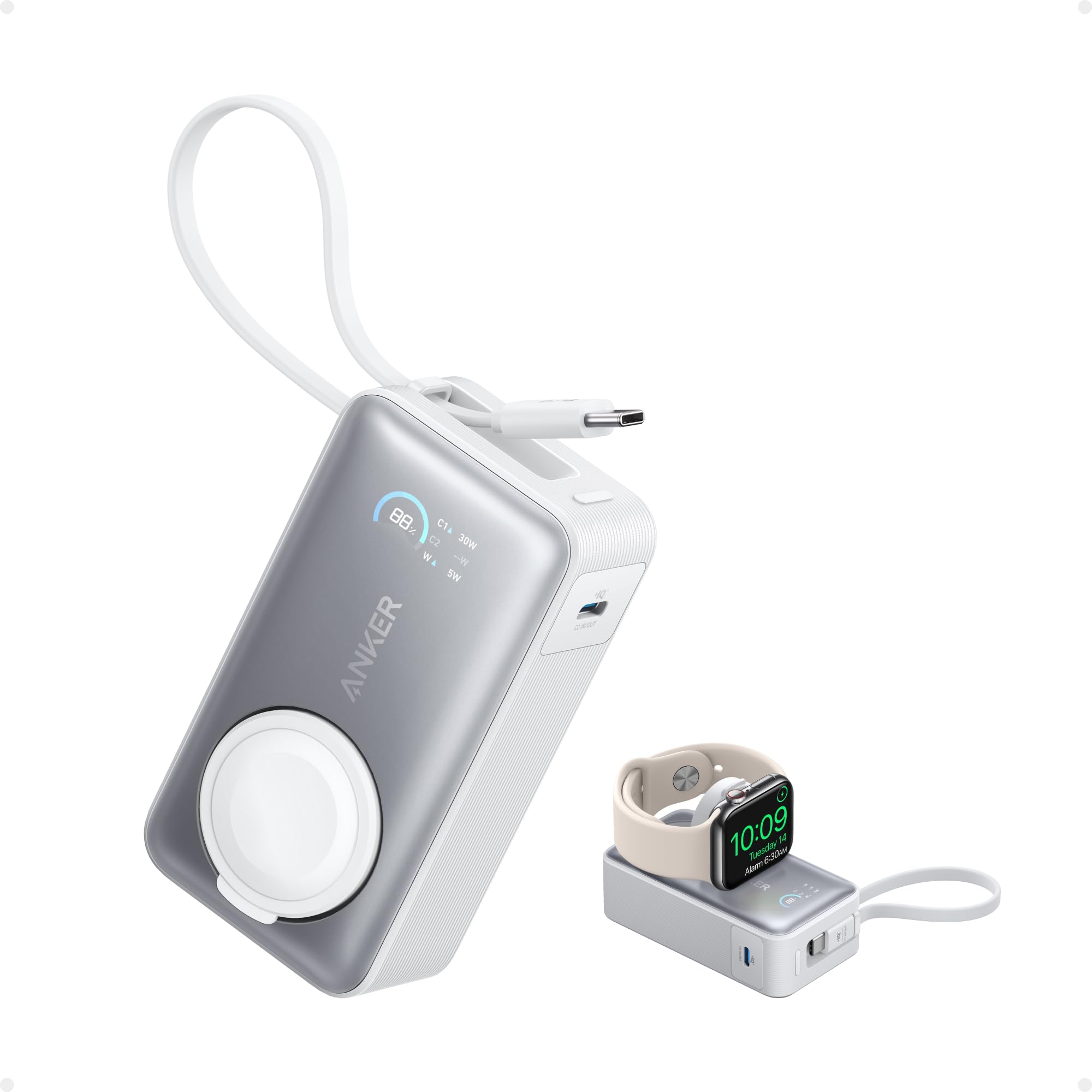 Amazon.com: Anker MagGo Power Bank for Apple Watch, Officially
