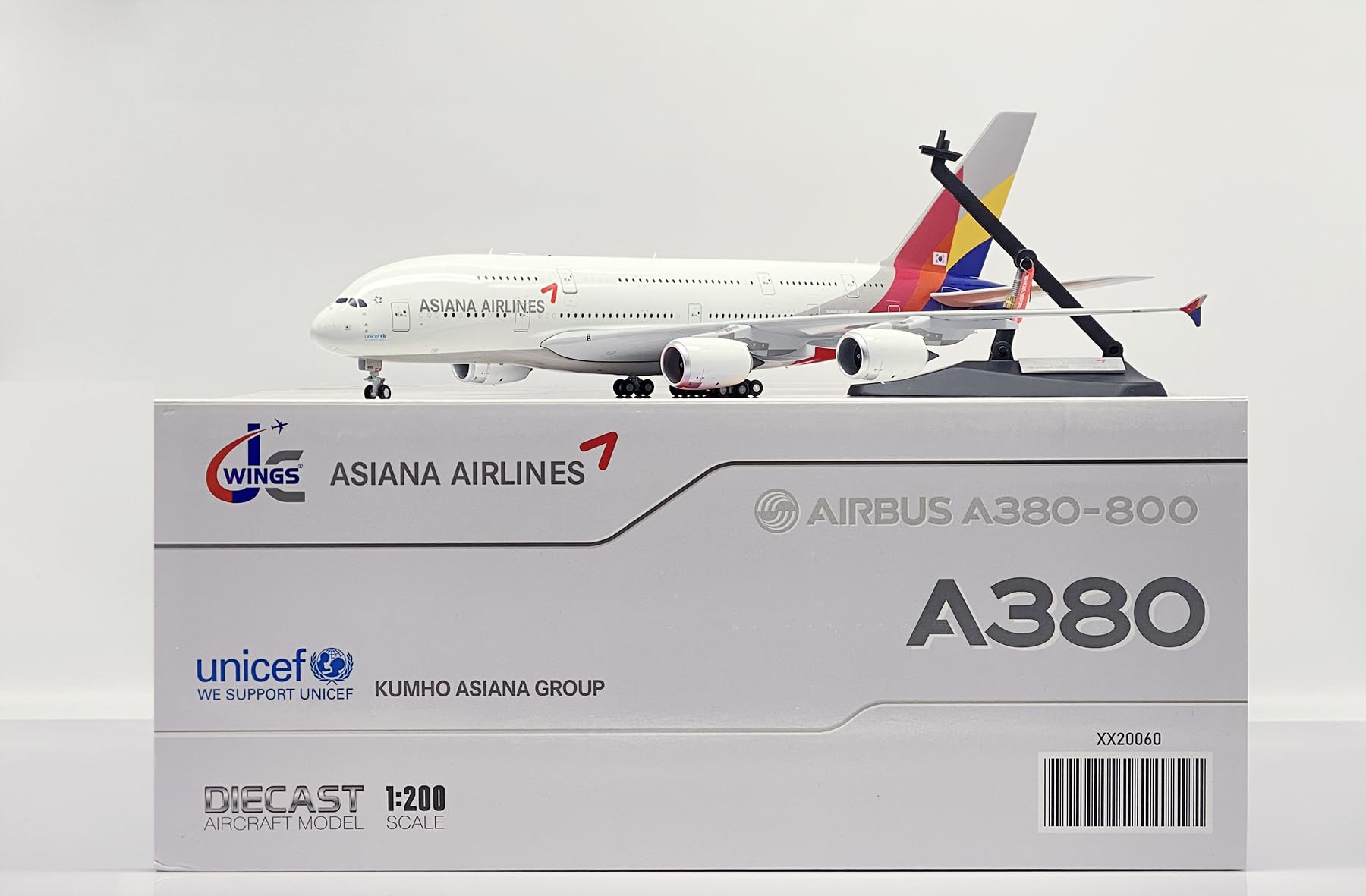Amazon | JC Wings 1:200 XX20060 Asiana Airlines アシアナ航空 A380