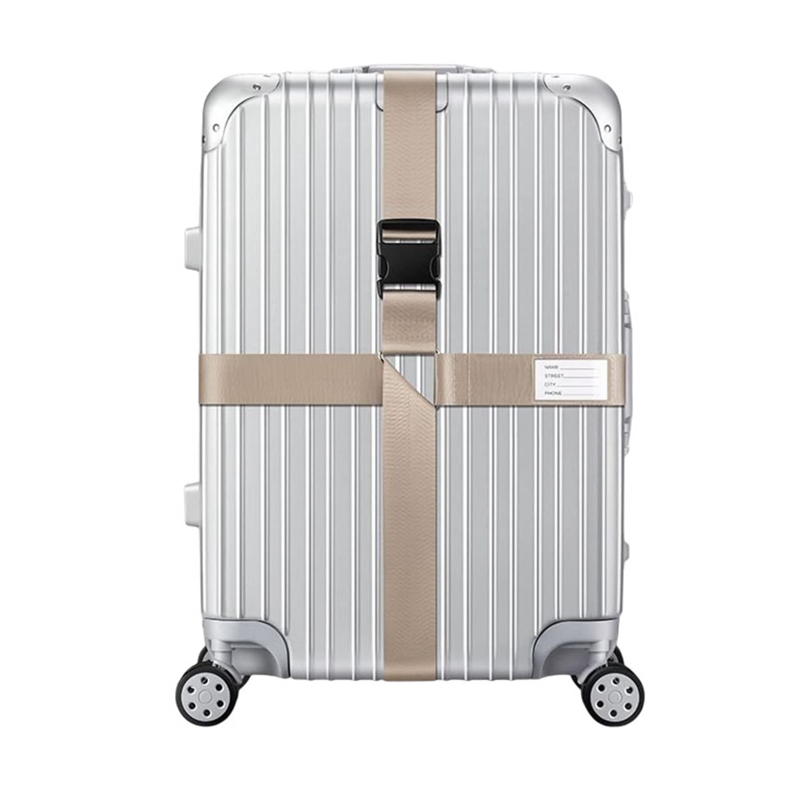 Amazon.co.jp: スーツケースベルト 盗難防止 十字型ベルト 荷締め