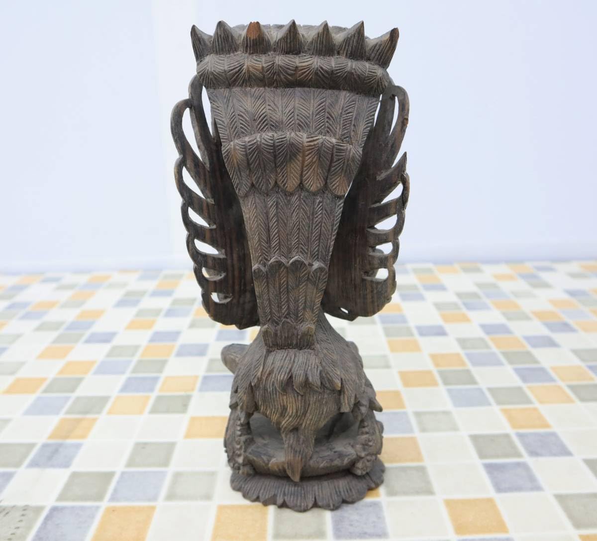Amazon.co.jp: ｜黒檀 木彫 民芸品 インドネシア バリ島｜ ガルーダ 仏