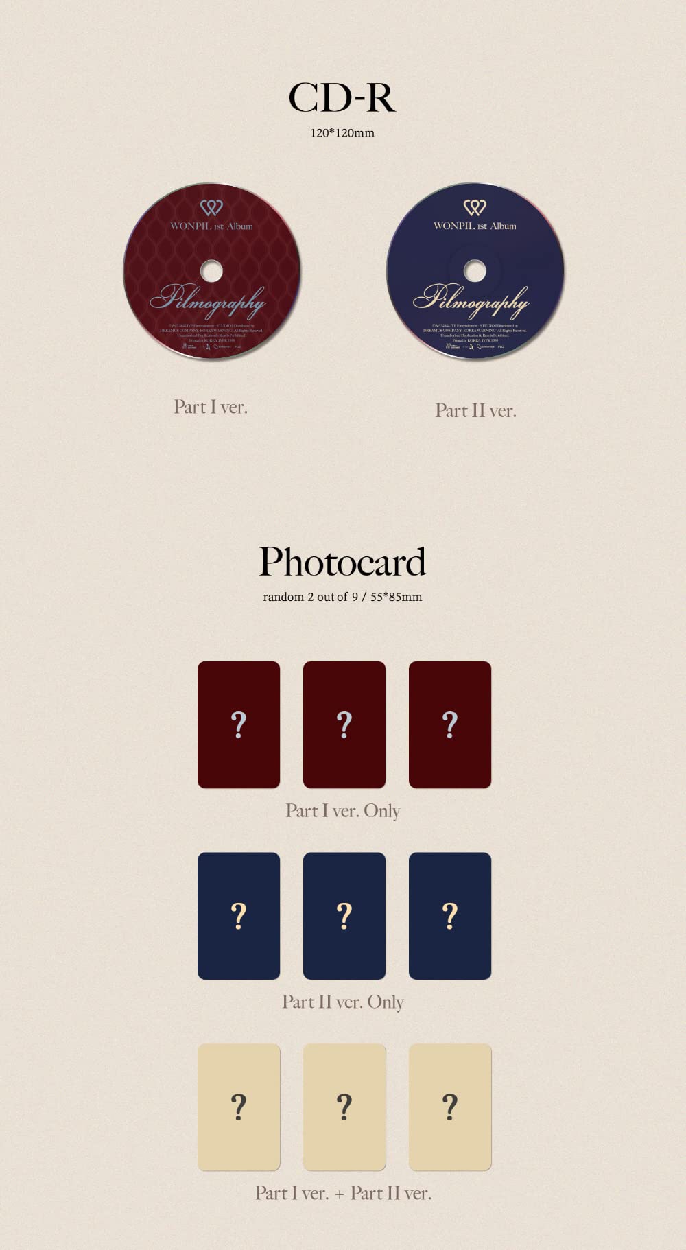 Amazon.co.jp: ウォンピル DAY6 - Pilmography (Vol.1) アルバム+Free