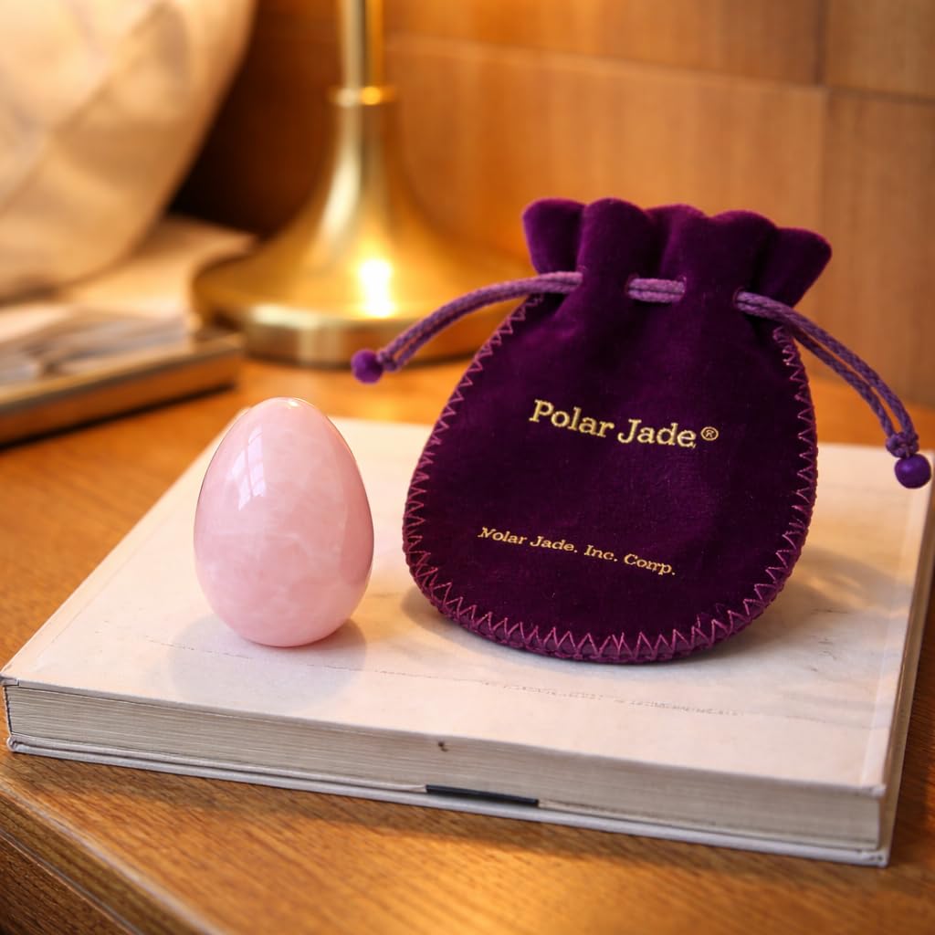 Amazon.com: Natural Rose Quartz Crystal Egg, Handcrafted