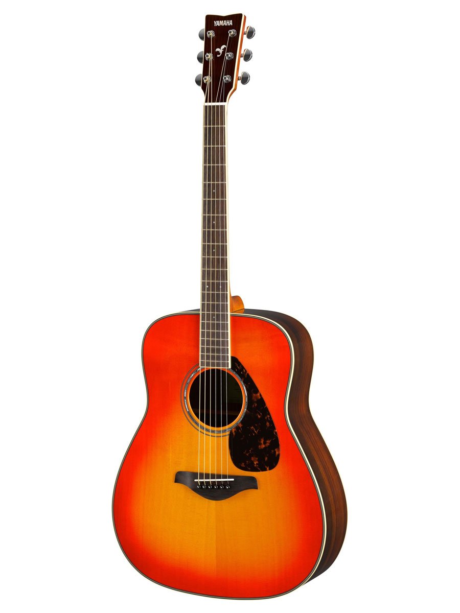 Amazon.com: Yamaha FG830 Solid Top Acoustic Guitar, Autumn Burst