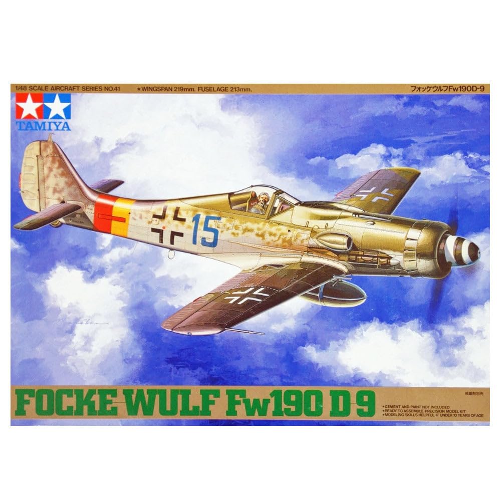 Amazon.com: Tamiya 300061041-1:48 WWII The German Focke Wulf