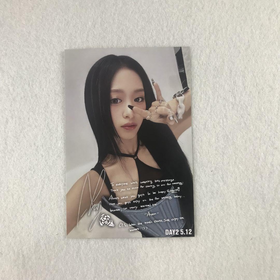 Amazon.co.jp: BABYMONSTERアヒョンサイン入り ポストカード B賞 5 2