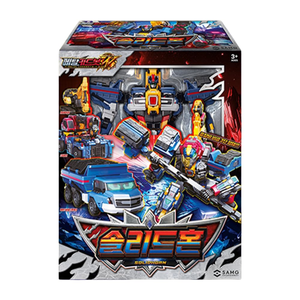 Amazon | メタルカードボットW ソリッドホーン 3台合体 変形ロボット