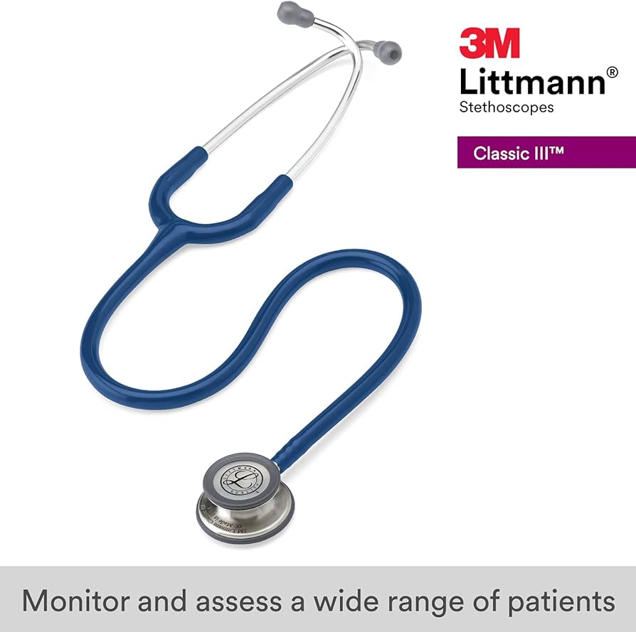 3M Littmann Classic III Monitoring Stethoscope, 5622, More Than 2X